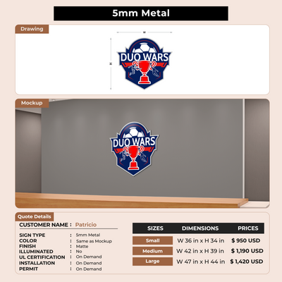 Custom Signs for Patricio