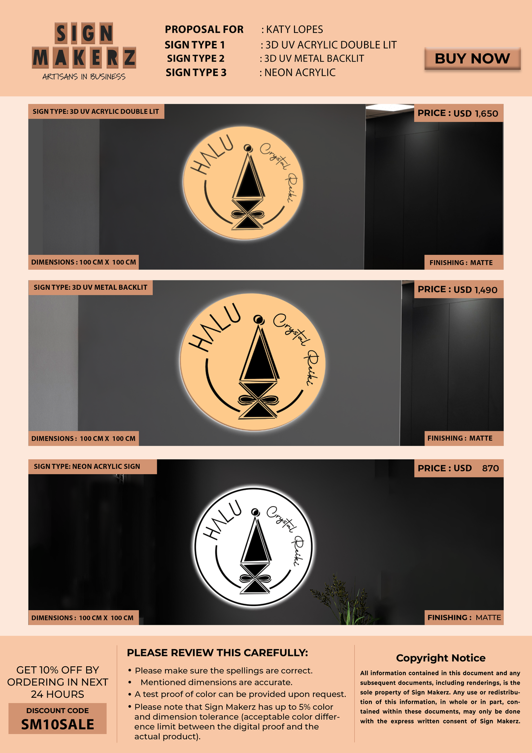Custom Signs For Katy Lopes Halu