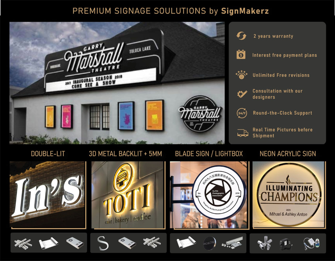 Custom Signs for Christopher Gillespie