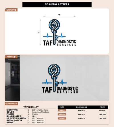 CUSTOM MOCKUP SIGN FOR Tavai Kallay