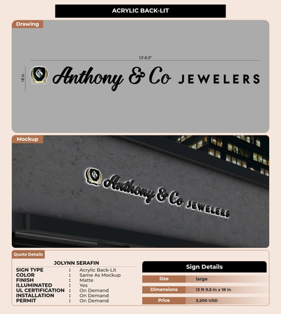 CUSTOM MOCKUP SIGN FOR jolynn serafin