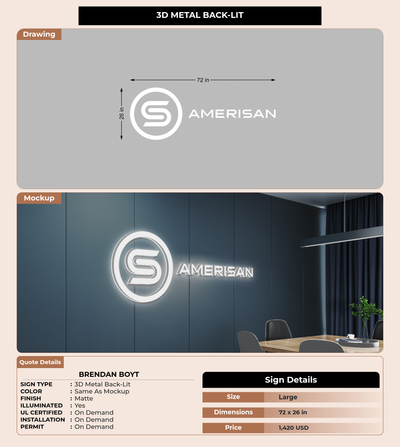 CUSTOM MOCKUP SIGN FOR Brendan Boyt