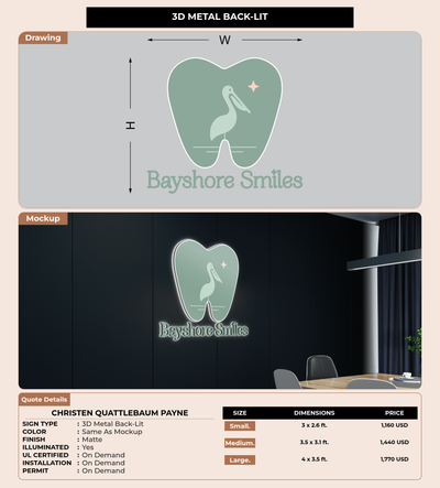 CUSTOM MOCKUP SIGN FOR Christen Quattlebaum Payne