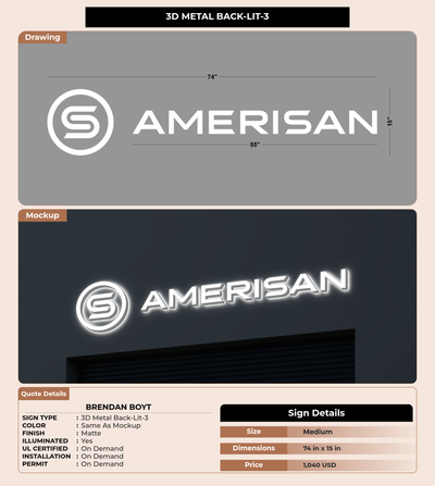 CUSTOM MOCKUP SIGN FOR Brendan Boyt