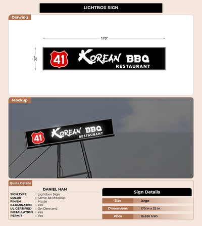 CUSTOM MOCKUP SIGN FOR Daniel Ham