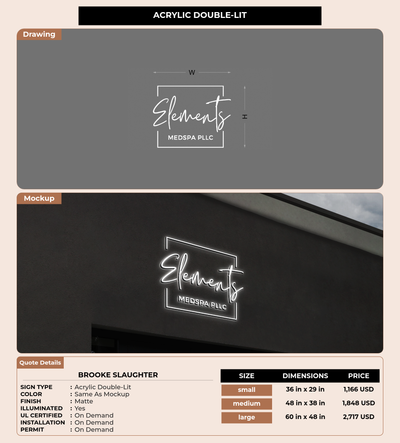 CUSTOM MOCKUP SIGN FOR Brooke Slaughter