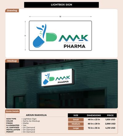 CUSTOM MOCKUP SIGN FOR Arjun Rakholia