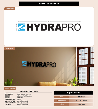 CUSTOM MOCKUP SIGN FOR Kariann Holland