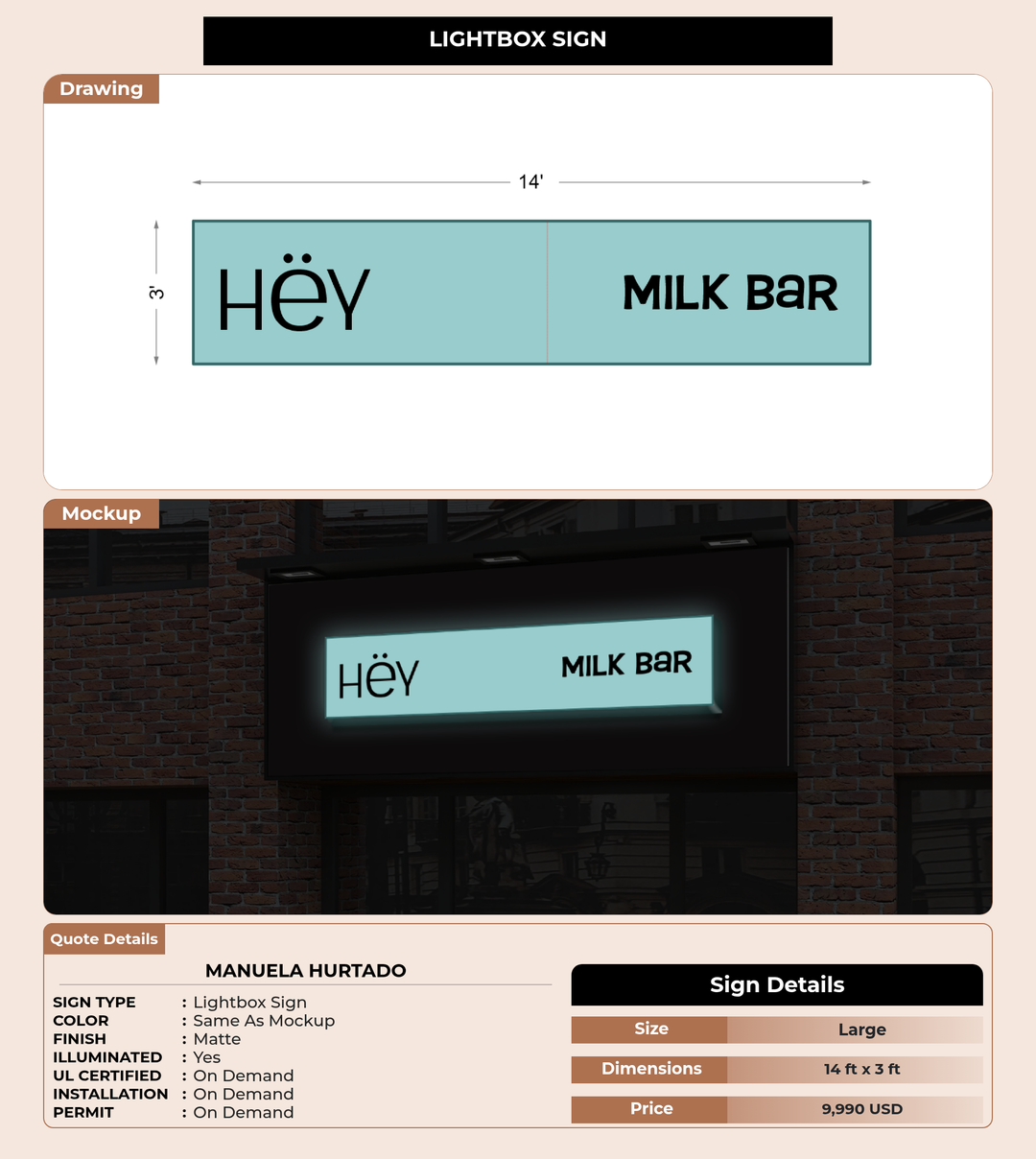CUSTOM MOCKUP SIGN FOR manuela hurtado