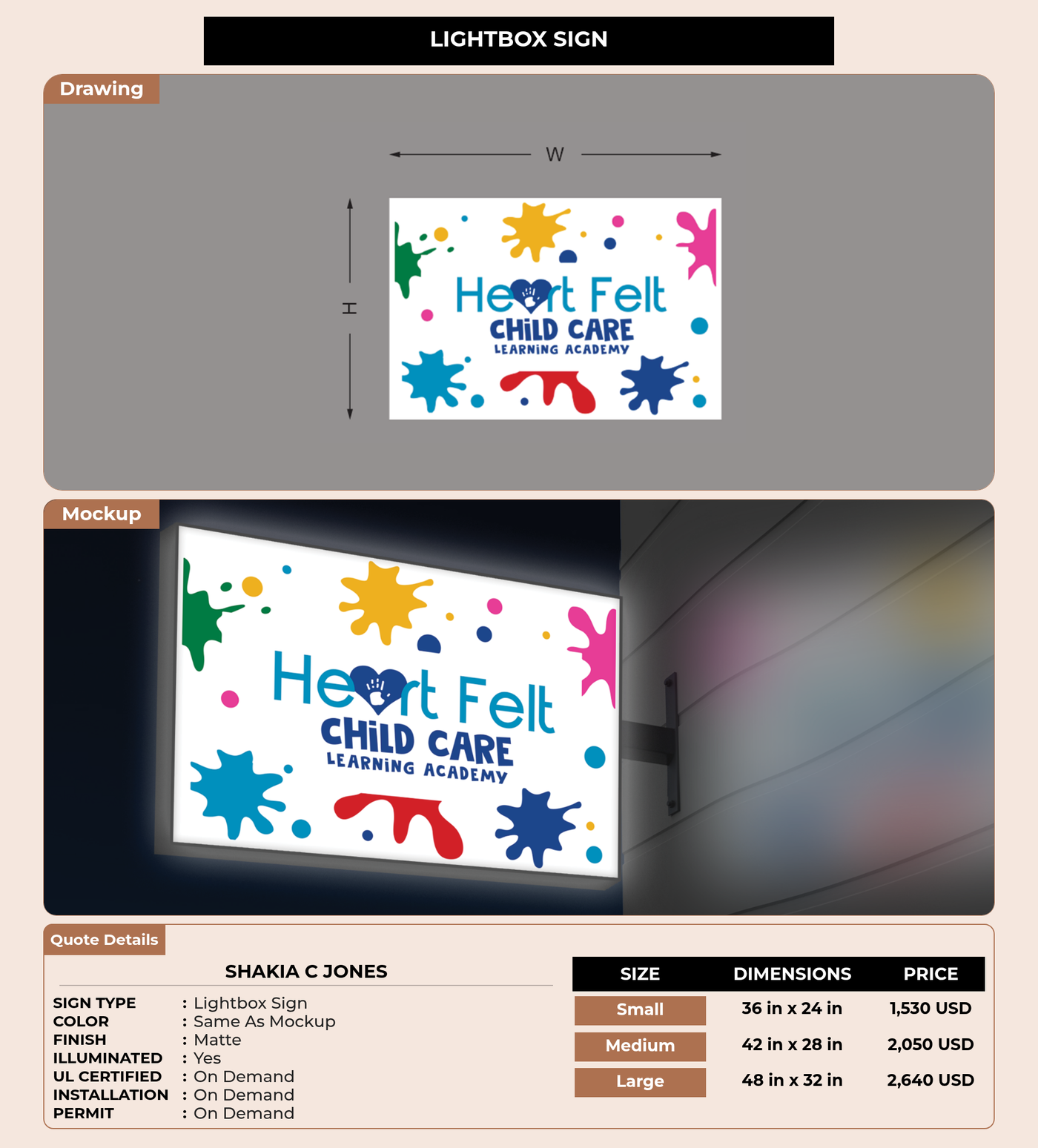 CUSTOM MOCKUP SIGN FOR Shakia C Jones