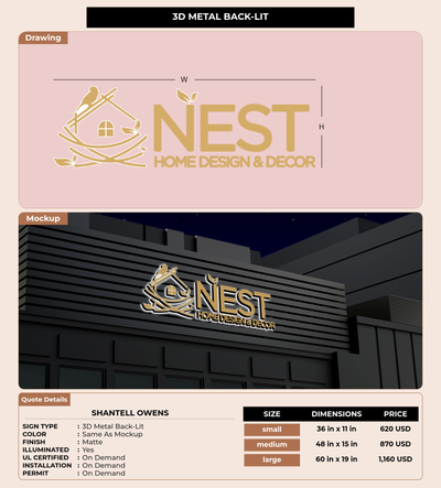 CUSTOM MOCKUP SIGN FOR Shantell  Owens