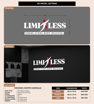 CUSTOM MOCKUP SIGN FOR Vincenza Groppo Karvelas
