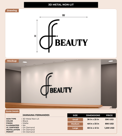 CUSTOM MOCKUP SIGN FOR Jannaina Fernandes