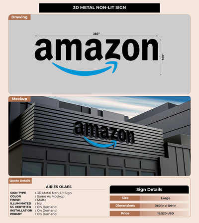 CUSTOM MOCKUP SIGN FOR Airies Olaes