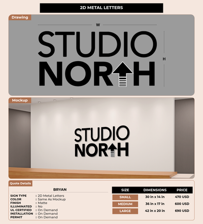 CUSTOM MOCKUP SIGN FOR Bryan
