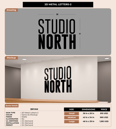 CUSTOM MOCKUP SIGN FOR Bryan