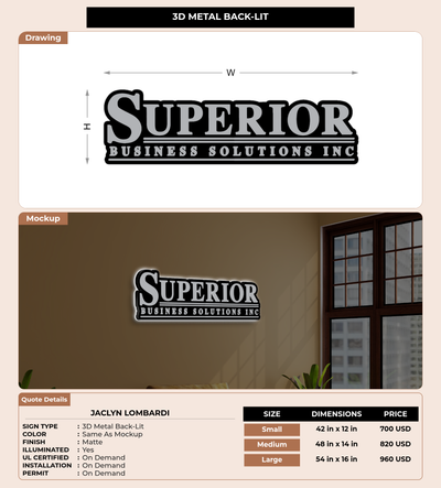 CUSTOM MOCKUP SIGN FOR Jaclyn Lombardi