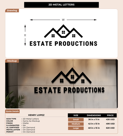 CUSTOM MOCKUP SIGN FOR Henry Lopez