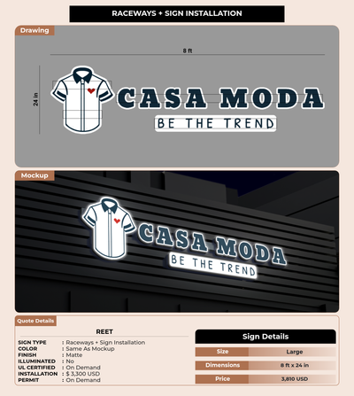CUSTOM MOCKUP SIGN FOR Reet
