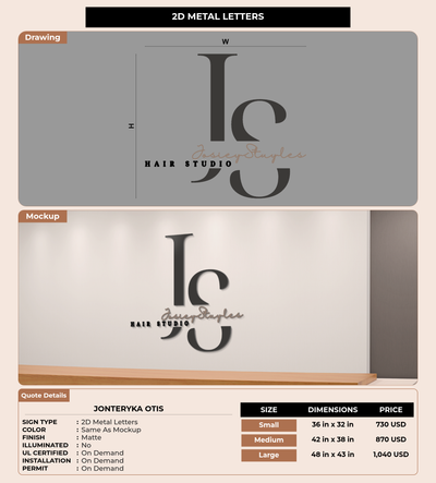 CUSTOM MOCKUP SIGN FOR Jonteryka Otis