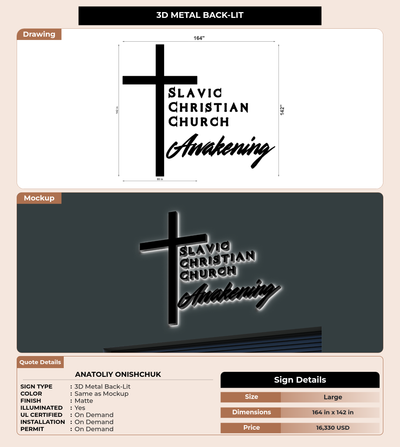 CUSTOM MOCKUP SIGN FOR Anatoliy Onishchuk