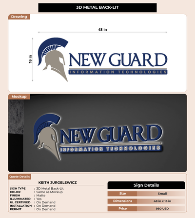 CUSTOM MOCKUP SIGN FOR Keith Jurgelewicz