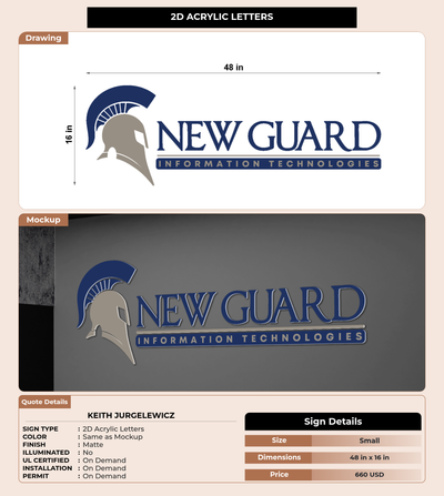 CUSTOM MOCKUP SIGN FOR Keith Jurgelewicz