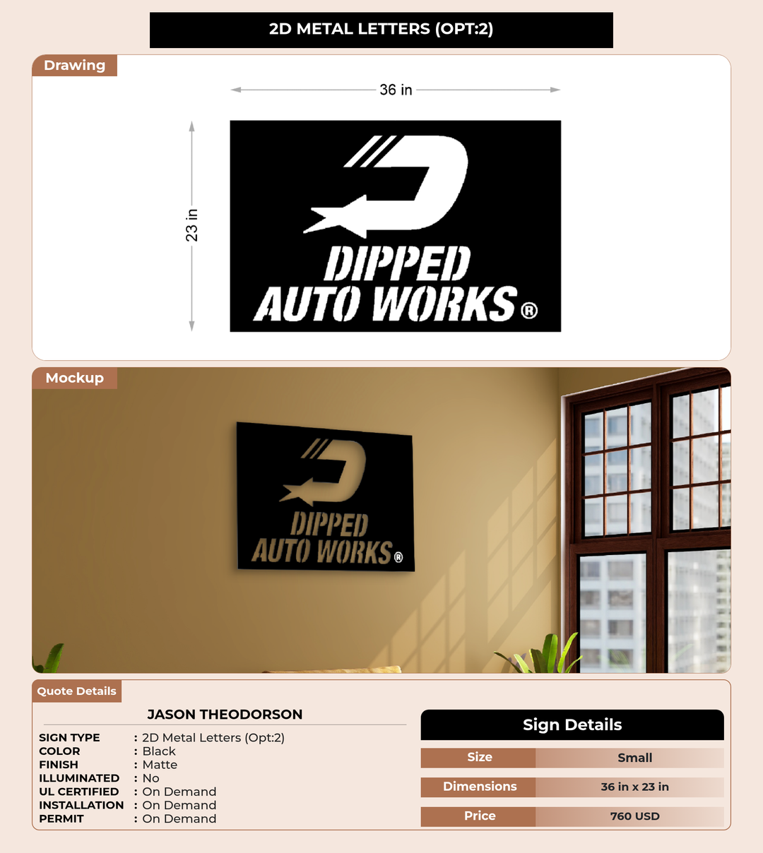 CUSTOM MOCKUP SIGN FOR Jason Theodorson