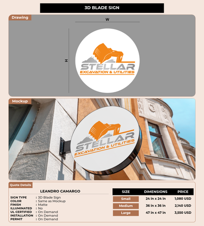CUSTOM MOCKUP SIGN FOR Leandro Camargo