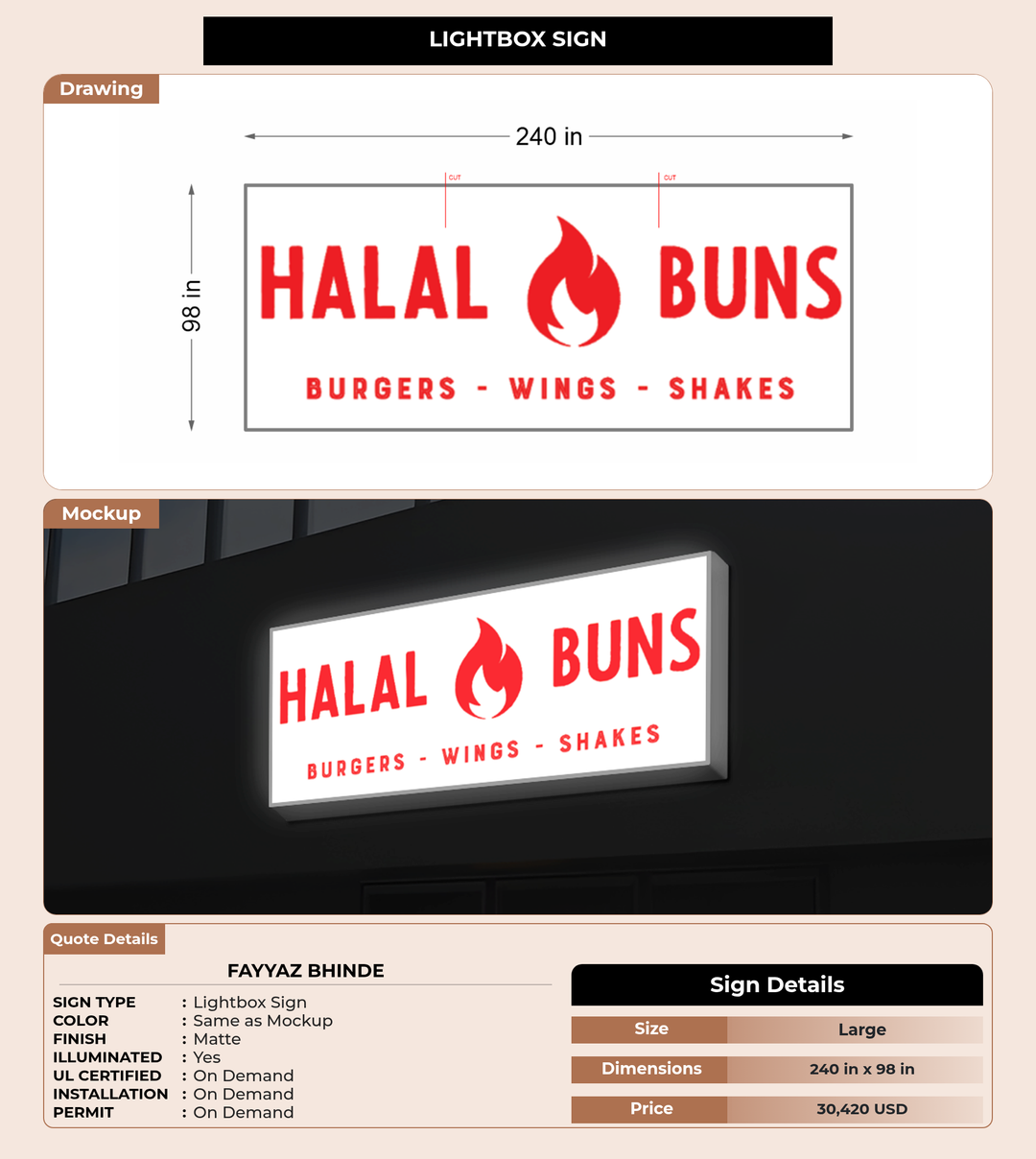 CUSTOM MOCKUP SIGN FOR Fayyaz Bhinde