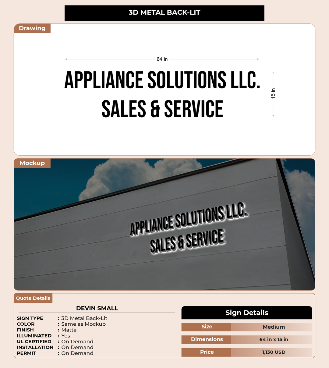 CUSTOM MOCKUP SIGN FOR Devin Small