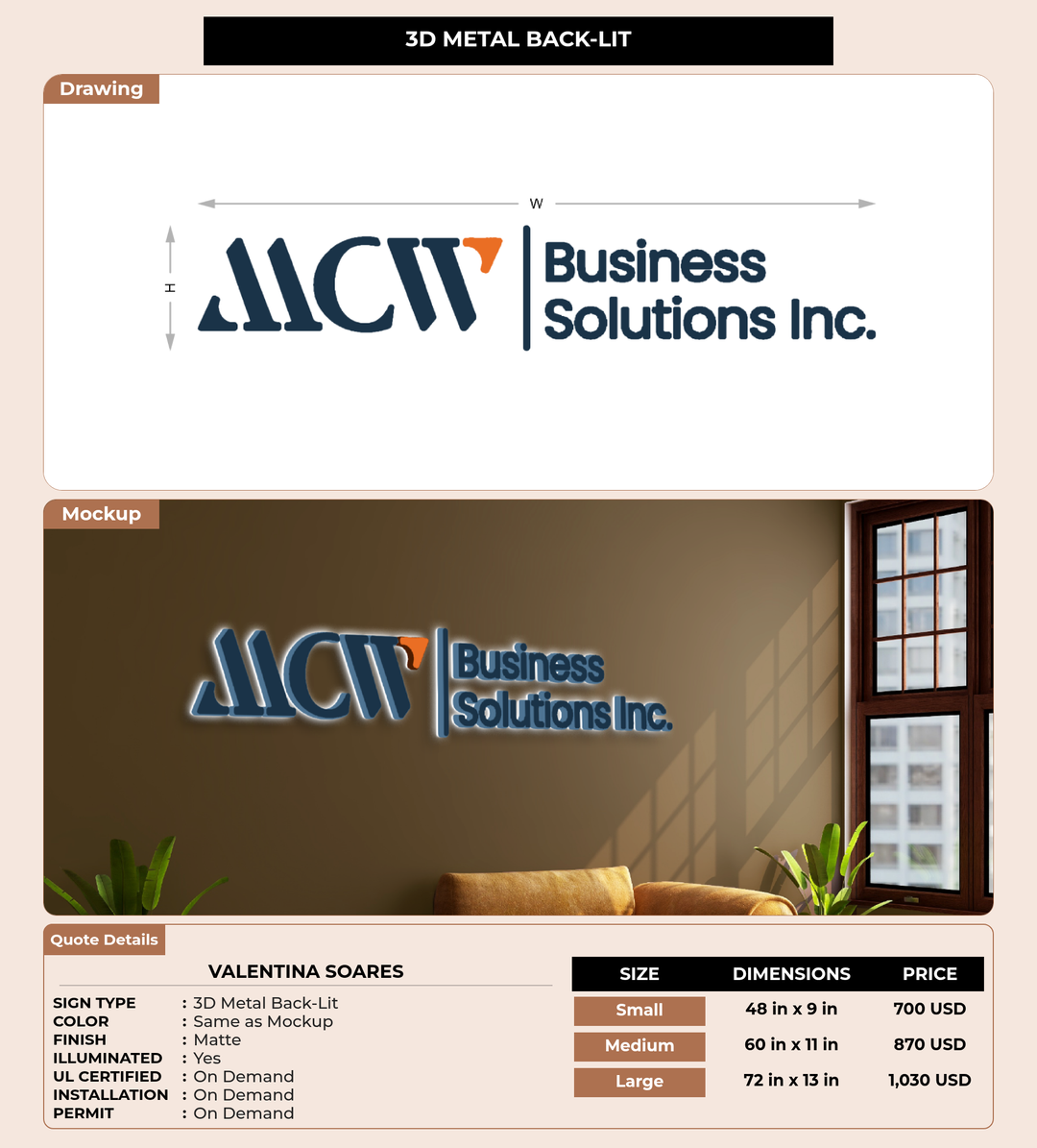 CUSTOM MOCKUP SIGN FOR valentina soares