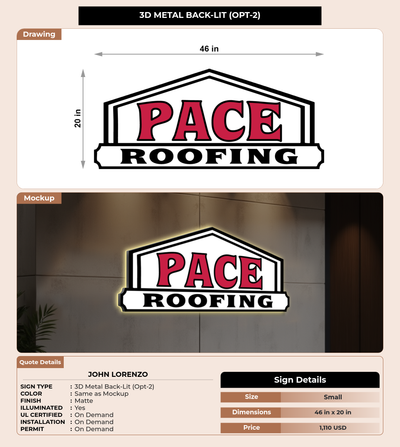 CUSTOM MOCKUP SIGN FOR John Lorenzo