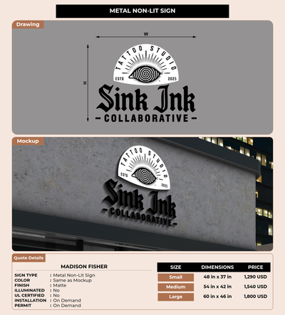 CUSTOM MOCKUP SIGN FOR Madison Fisher