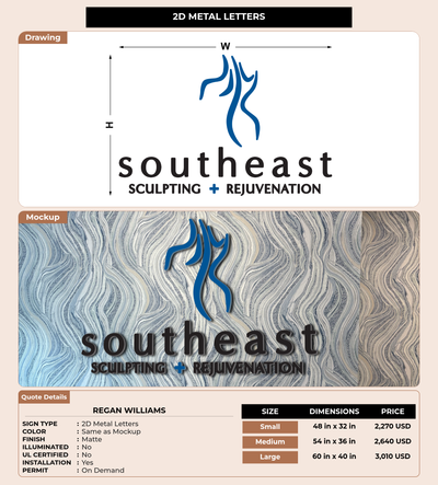 CUSTOM MOCKUP SIGN FOR Regan Williams