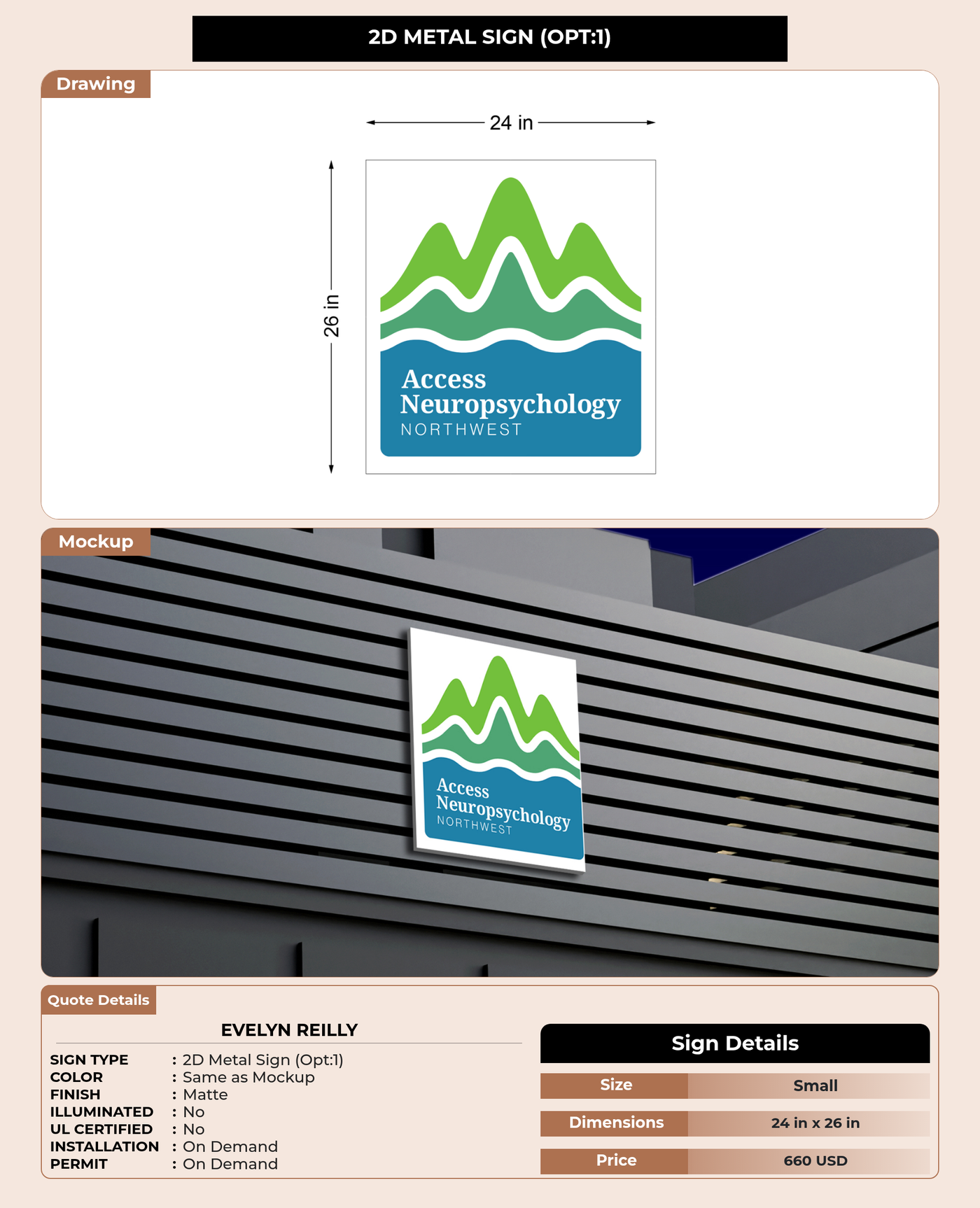 CUSTOM MOCKUP SIGN FOR evelyn reilly