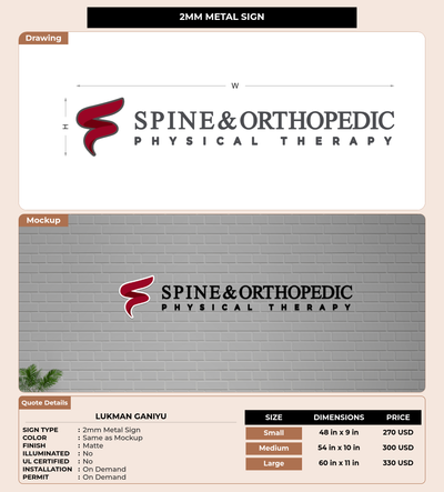 CUSTOM MOCKUP SIGN FOR Lukman Ganiyu