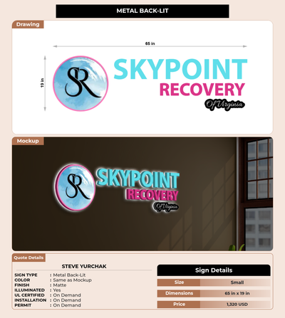 CUSTOM MOCKUP SIGN FOR Steve Yurchak