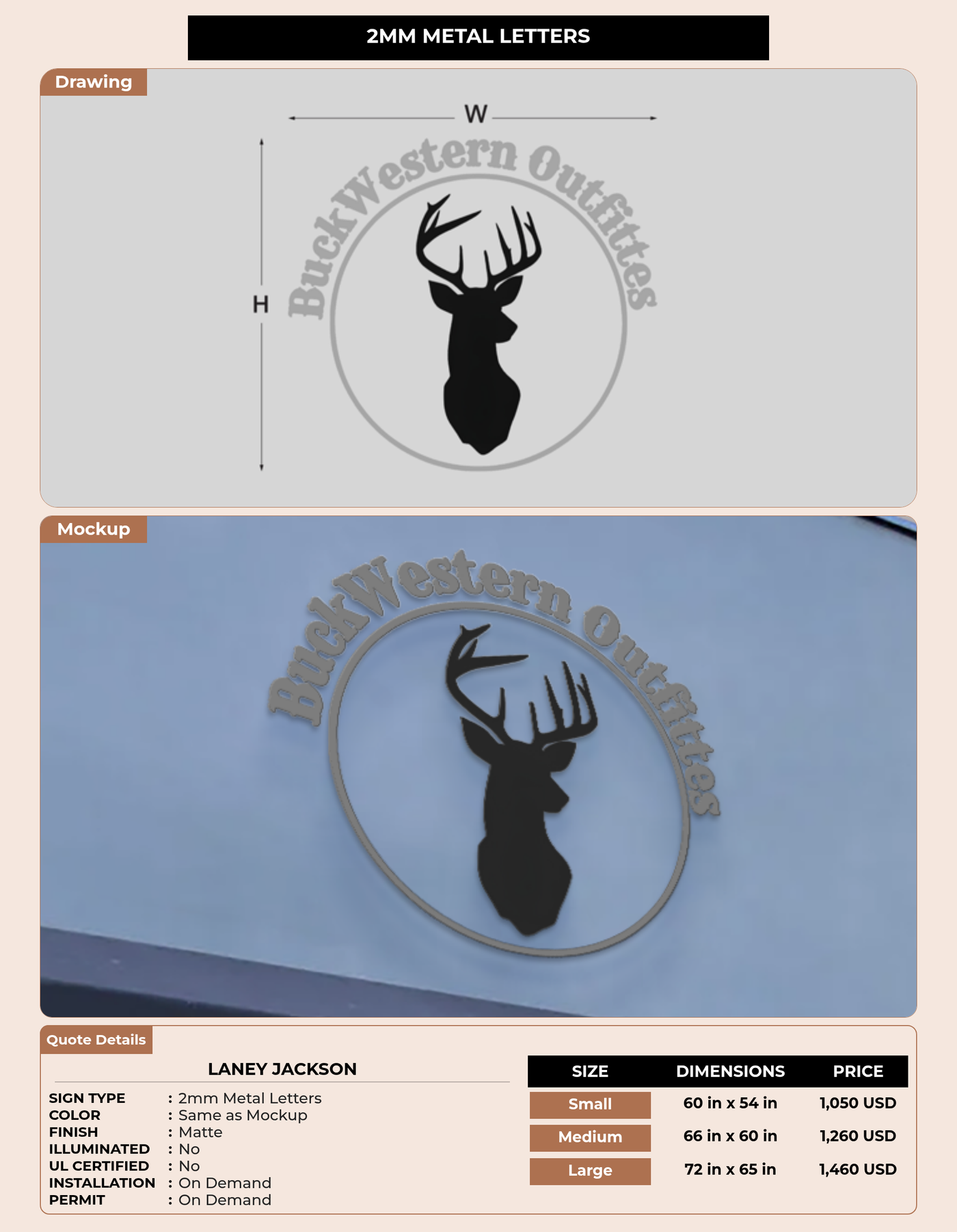 CUSTOM MOCKUP SIGN FOR Laney Jackson