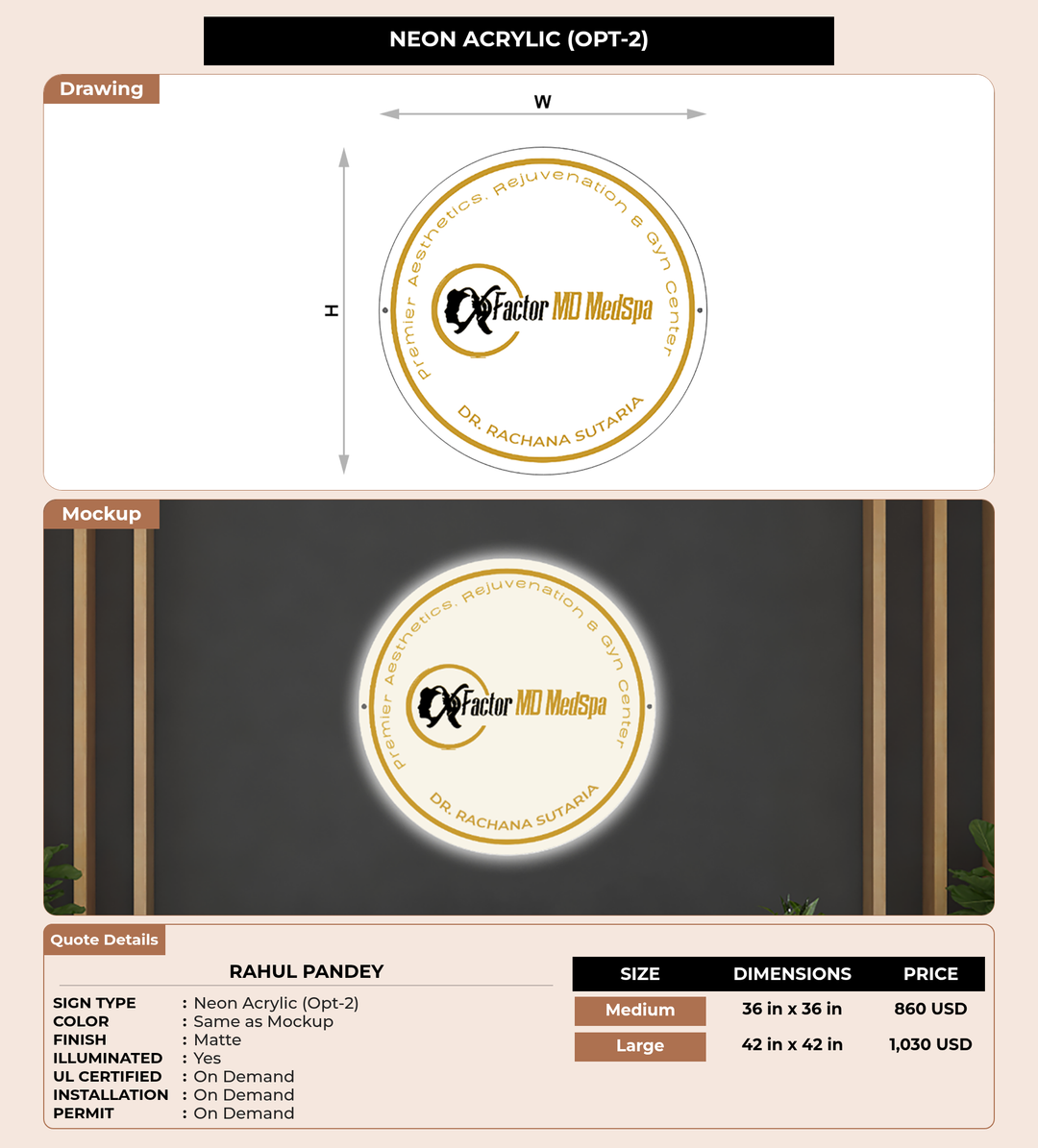 CUSTOM MOCKUP SIGN FOR Rahul Pandey