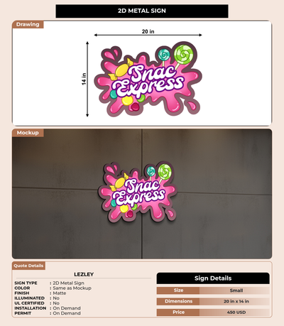 CUSTOM MOCKUP SIGN FOR Lezley