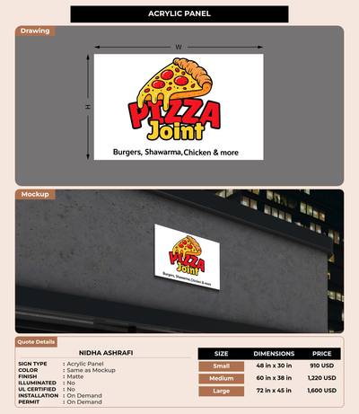 CUSTOM MOCKUP SIGN FOR nidha ashrafi