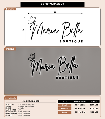 CUSTOM MOCKUP SIGN FOR Jamie Ragonesi