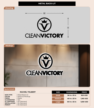 CUSTOM MOCKUP SIGN FOR Rachel Tolbert