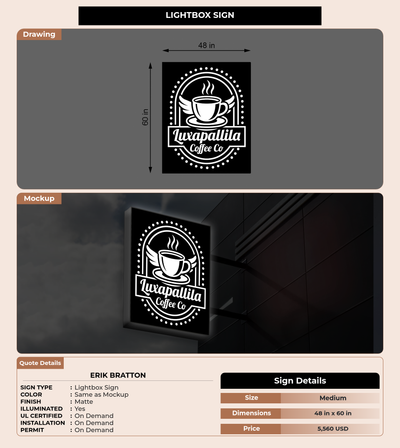 CUSTOM MOCKUP SIGN FOR Erik Bratton