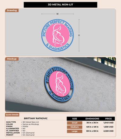 CUSTOM MOCKUP SIGN FOR BRITTANY RATKOVIC
