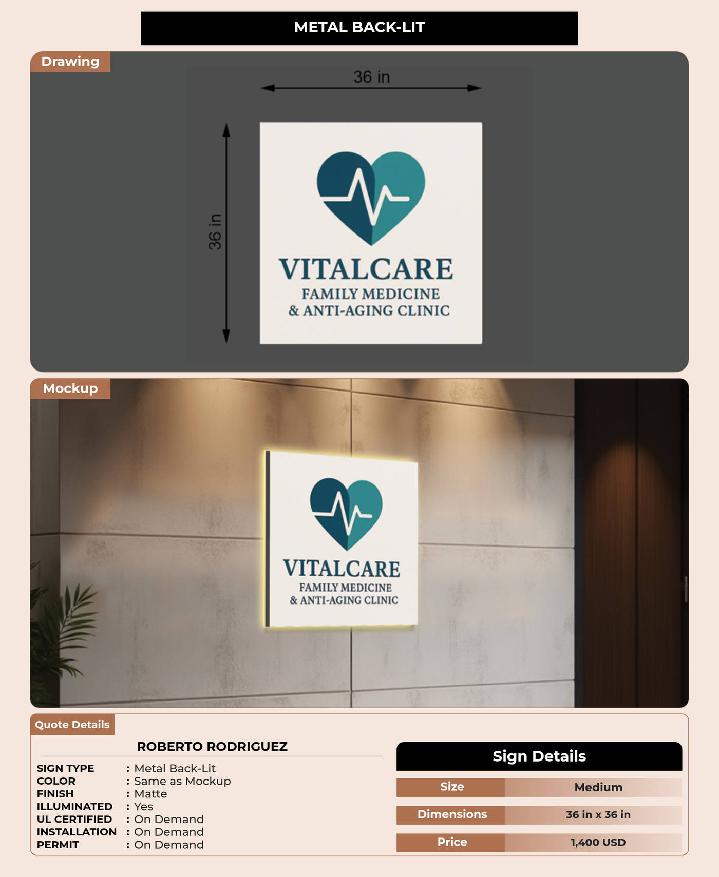 CUSTOM MOCKUP SIGN FOR Roberto Rodriguez
