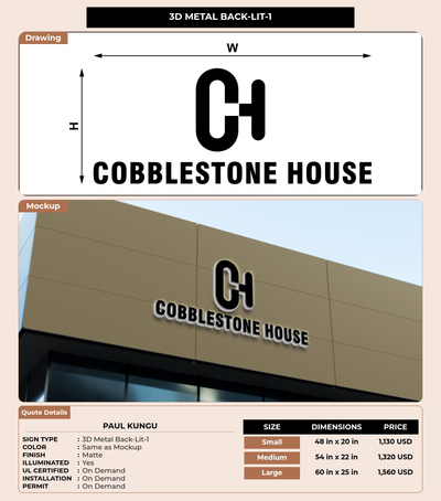 CUSTOM MOCKUP SIGN FOR Paul Kungu