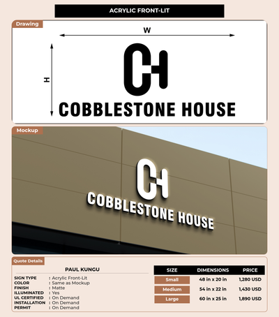 CUSTOM MOCKUP SIGN FOR Paul Kungu
