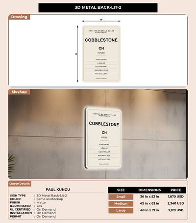 CUSTOM MOCKUP SIGN FOR Paul Kungu